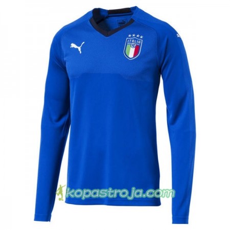 Billiga Fotbollströjor Italien Hemma tröja 2018 Långärmad